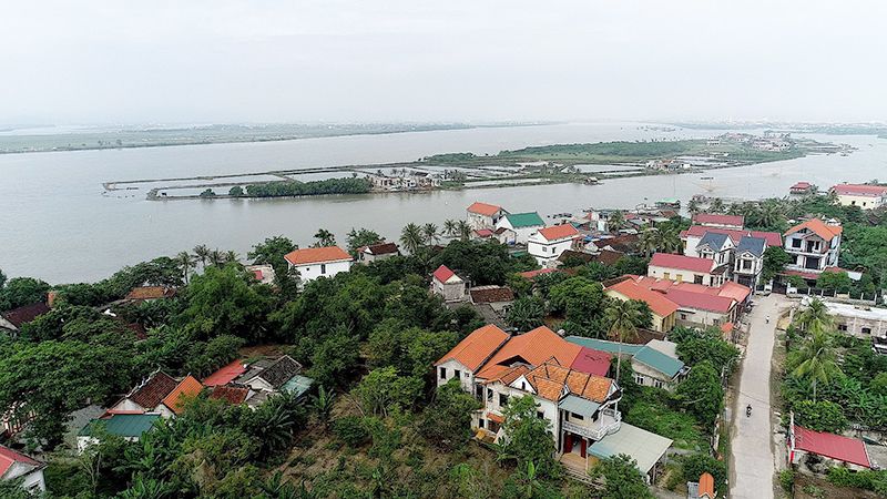 Cồn Két (phường Quảng Thuận) trong tương lai là “trái tim” trục đô thị hướng sông của TX. Ba Đồn.