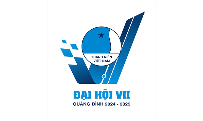 Biểu trưng chính thức của Đại hội Hội LHTN Việt Nam tỉnh Quảng Bình lần thứ VII, nhiệm kỳ 2024 - 2029.