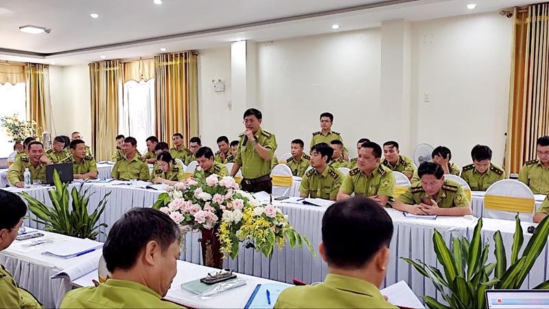 Các học viên tham gia tập huấn.