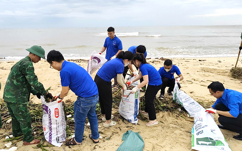 Hơn 300 đoàn viên, thanh niên hưởng ứng Ngày chủ nhật xanh lần thứ 4