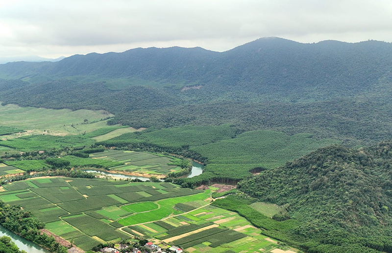 Hàng nghìn ha rừng tự nhiên ở xã Cao Quảng (Tuyên Hóa) đã được phân định ranh giới, góp phần bảo vệ, phát triển rừng.