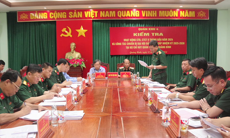 Quang cảnh buổi kiểm tra.