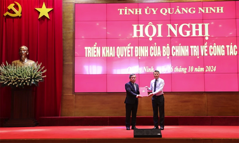 Đồng chí Vũ Đại Thắng giữ chức Bí thư Tỉnh ủy Quảng Ninh