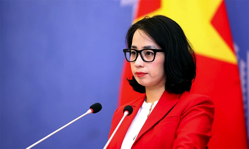 Người phát ngôn Bộ Ngoại giao Việt Nam Phạm Thu Hằng. (Ảnh: Bộ Ngoại giao Việt Nam)