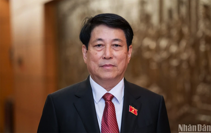 Chủ tịch nước Lương Cường. (Ảnh: THỦY NGUYÊN)