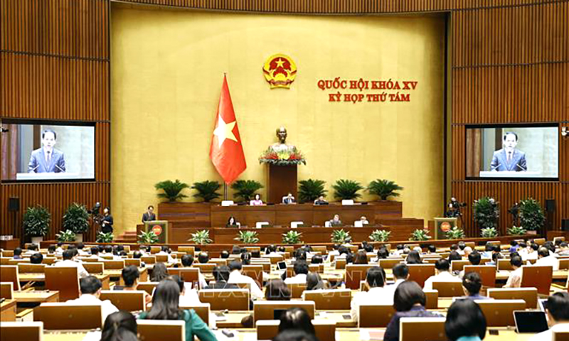 Quang cảnh phiên họp chiều 25/10. Ảnh: Doãn Tấn/TTXVN