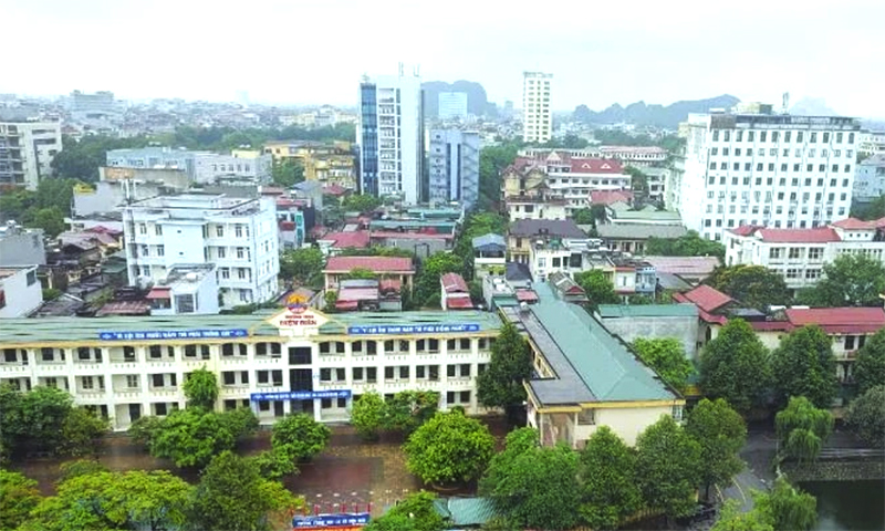 Một góc thành phố Thanh Hóa. (Ảnh: TRUNG HƯNG)