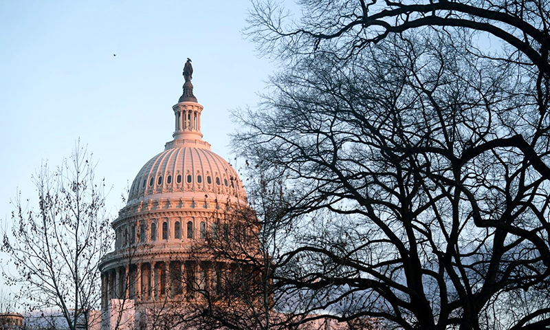 Tòa nhà Quốc hội Mỹ tại Washington, D.C. Ảnh: THX/TTXVN