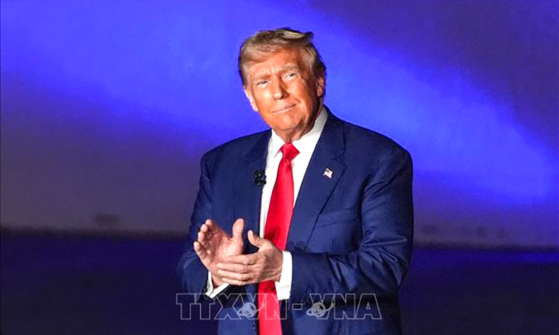 Ông Donald Trump tại một sự kiện ở bang Pennsylvania ngày 4/9/2024. Ảnh: AA/TTXVN
