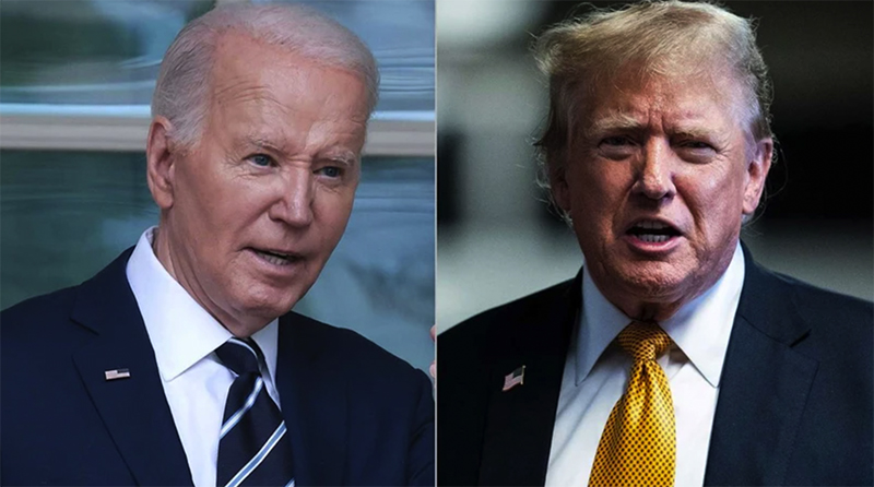 Tổng thống Mỹ Joe Biden (trái) và người tiền nhiệm đồng thời là người kế nhiệm Donald Trump. (Nguồn: Gallup)
