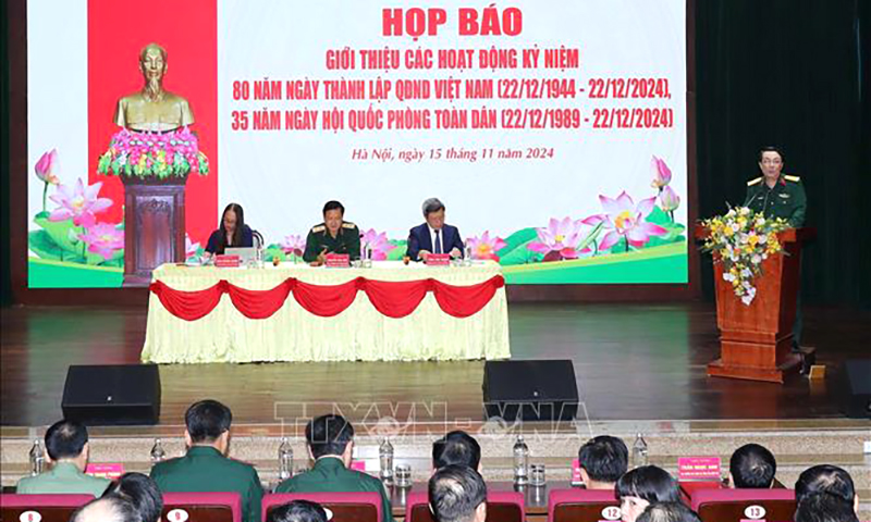 Quang cảnh buổi họp báo. Ảnh: Trọng Đức/TTXVN