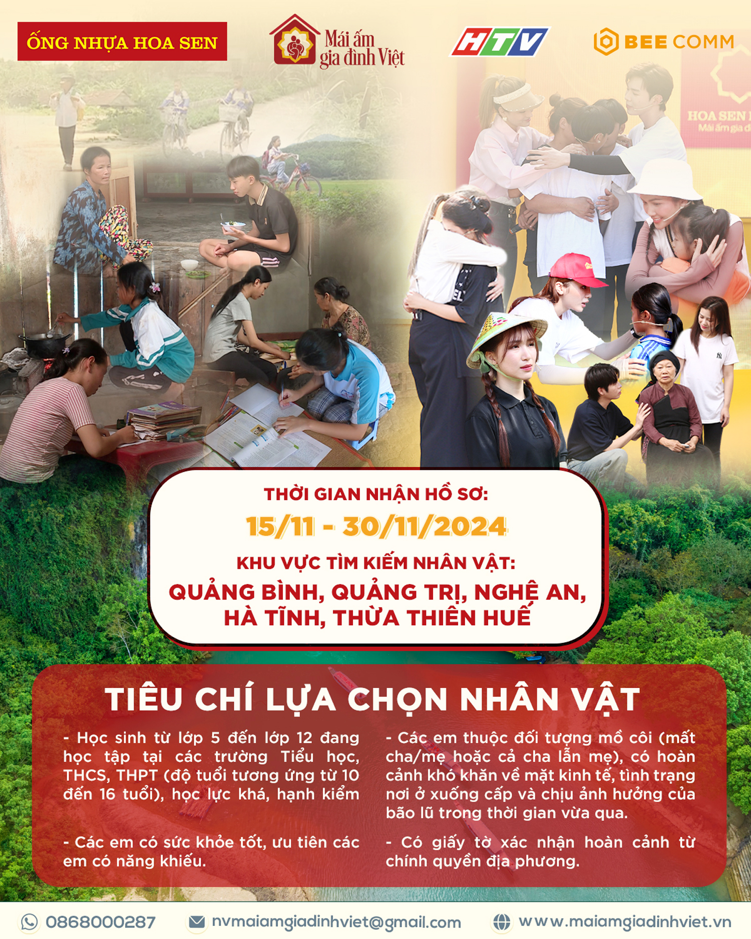 Chương trình “Mái ấm gia đình Việt” sẽ ghi hình tại TP. Đồng Hới từ ngày 13-15/12/2024.