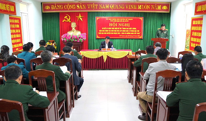 Bố Trạch: Nâng cao chất lượng, hiệu quả công tác dân vận của lực lượng vũ trang