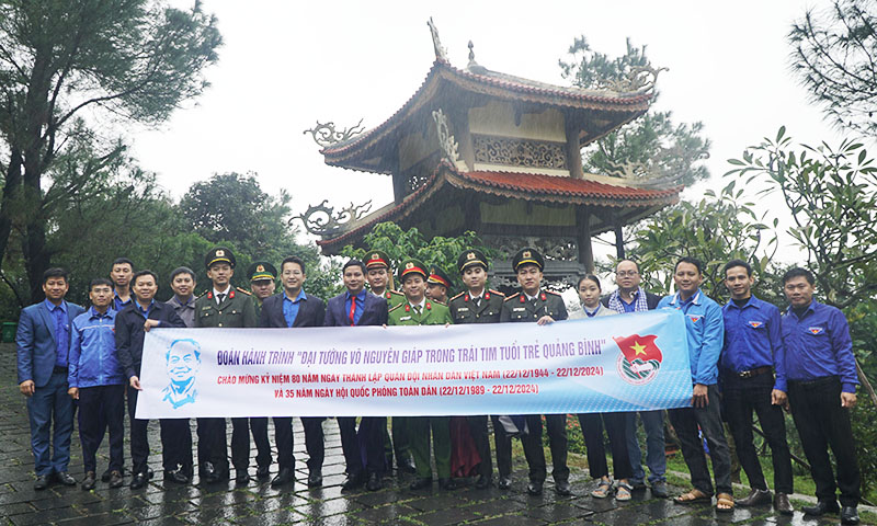 Hành trình "Đại tướng Võ Nguyên Giáp trong trái tim tuổi trẻ Quảng Bình