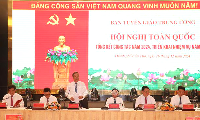 Hội nghị toàn quốc tổng kết công tác tuyên giáo năm 2024