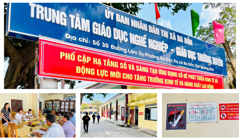 Trung tâm GDNN-GDTX TX. Ba Đồn là đơn vị thực hiện rất tốt và đầy đủ các quy định của Luật PCTHTL trong năm 2024.