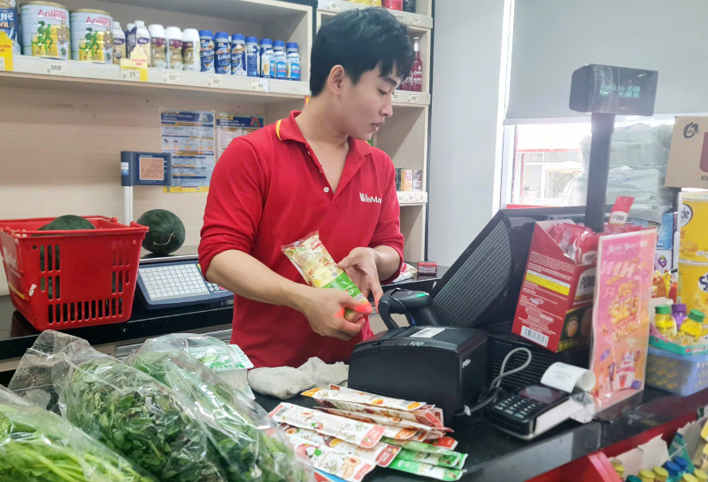 Lĩnh vực thương mại dịch vụ chiếm tỷ trọng không nhỏ trong nguồn thu ngân sách trên địa bàn.