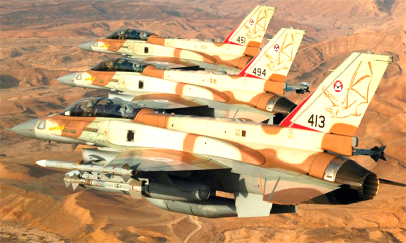 Phi đội F-16 của Không quân Israel. Ảnh: Defensenews