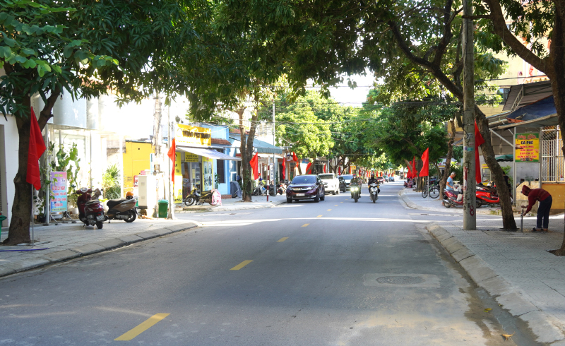 Những tuyến đường xanh trong lòng thành phố.