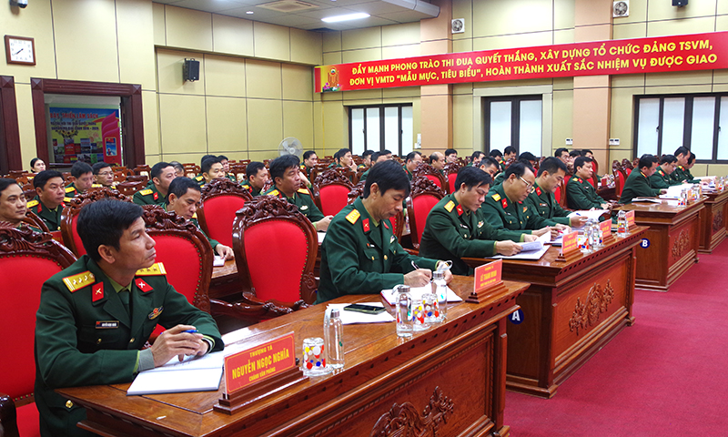 Thanh tra Quốc phòng Quân khu 4: Công bố kết luận thanh tra tại Bộ Chỉ huy Quân sự tỉnh