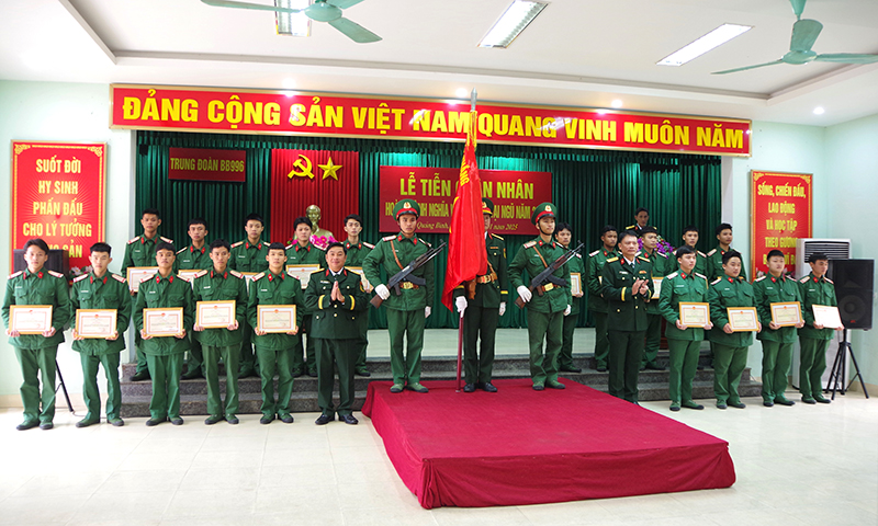 Bộ Chỉ huy Quân sự tỉnh: Tiễn quân nhân hoàn thành nghĩa vụ quân sự tại ngũ