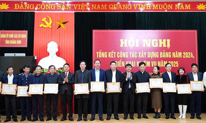 Đảng ủy Khối các cơ quan tỉnh: Phấn đấu hoàn thành cao nhất các nhiệm vụ đề ra