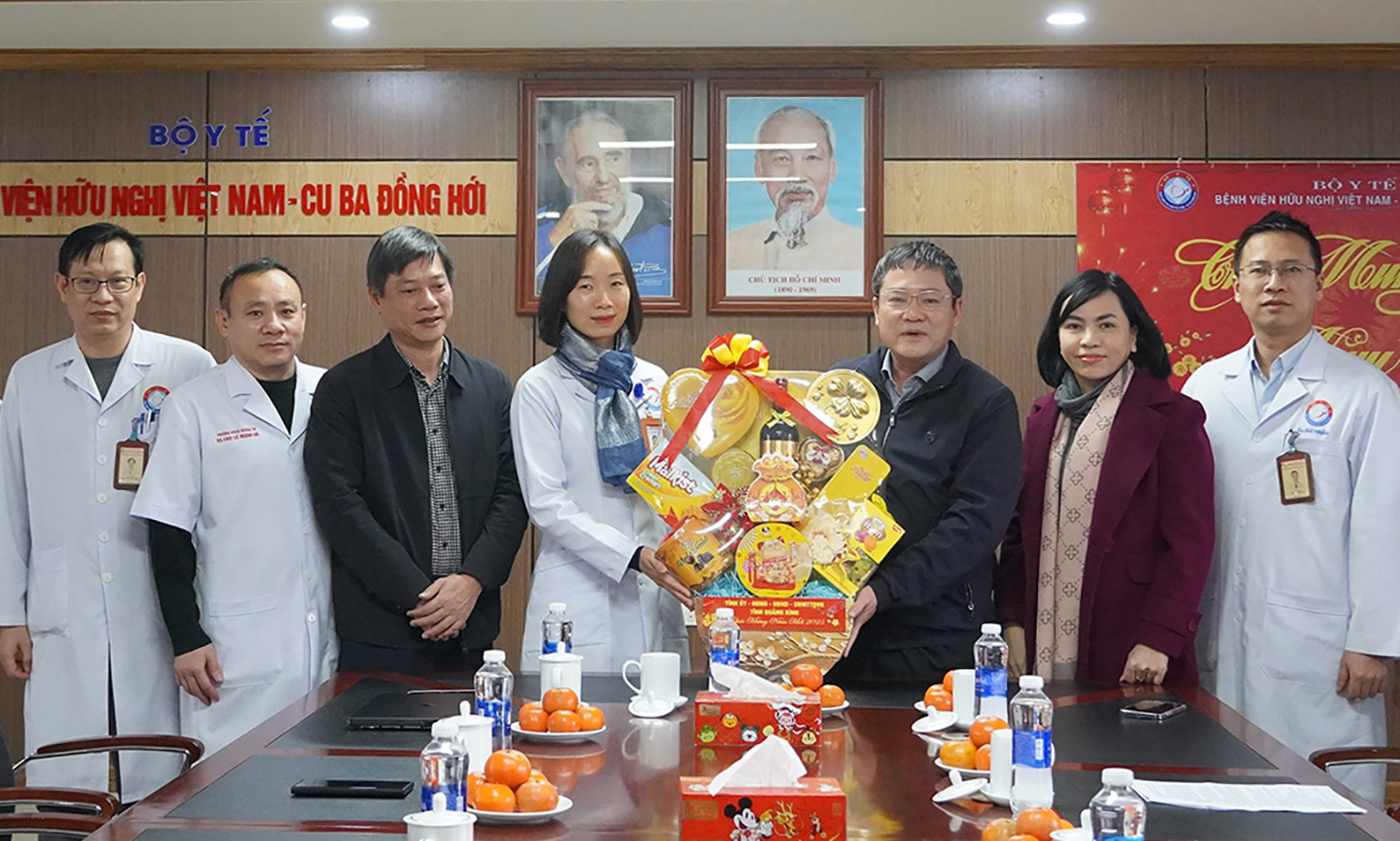 Lãnh đạo tỉnh thăm, chúc Tết Bệnh viện hữu nghị Việt Nam-Cuba Đồng Hới