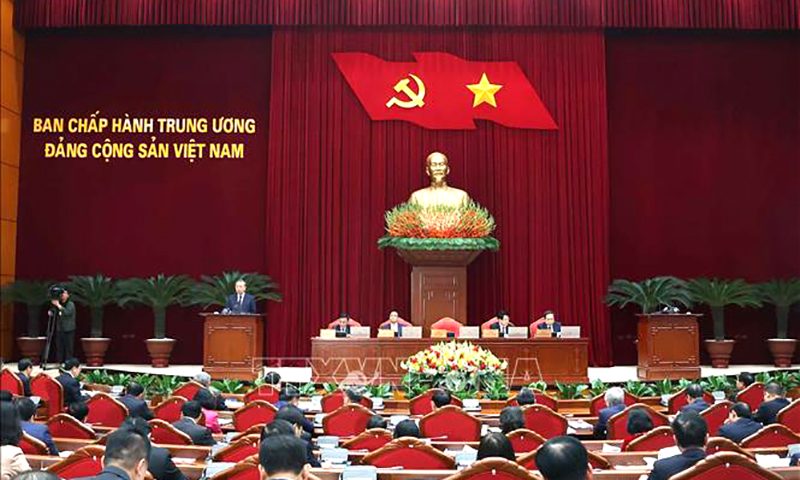 Ngày làm việc thứ nhất của hội nghị Trung ương khóa XIII