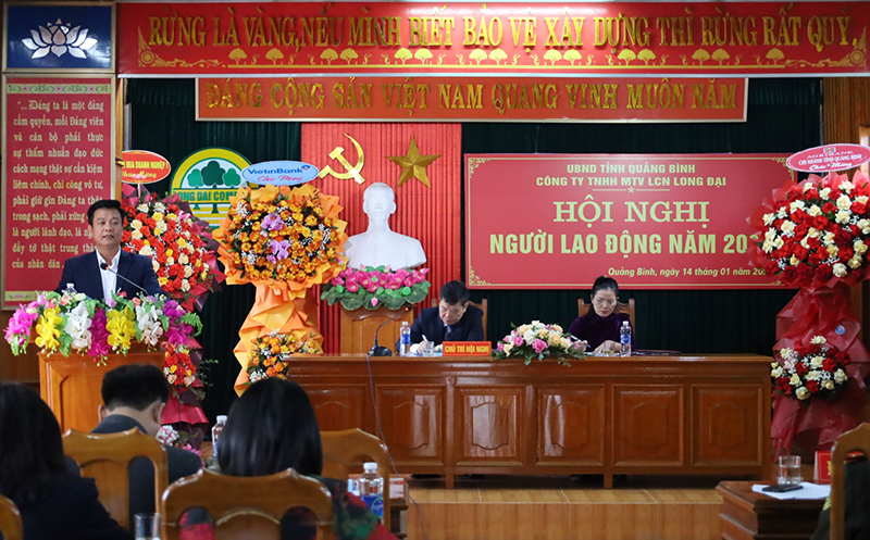 Lãnh đạo Sở Nông nghiệp và Phát triển nông thôn phát biểu tại hội nghị.