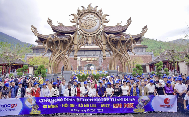 Đoàn MICE 550 khách tham gia tour Đà Nẵng 4 ngày 3 đêm của DANAGO