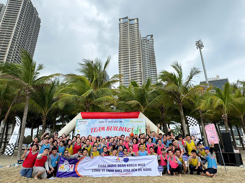 DANAGO tổ chức team-building cho đoàn BMS Vina gồm 90 du khách
