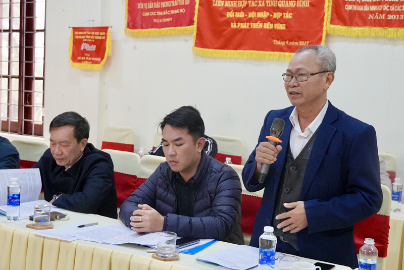 Các đại biểu phát biểu đóng góp ý kiến tại hội nghị.
