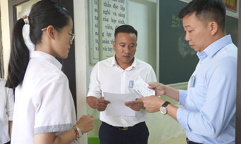 Công tác thanh tra, kiểm tra góp phần không nhỏ vào việc tổ chức thành công các kỳ thi tốt nghiệp THPT; thi, tuyển sinh vào lớp 10 trên địa bàn tỉnh.