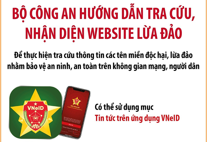 Bộ Công an hướng dẫn tra cứu, nhận diện các website lừa đảo