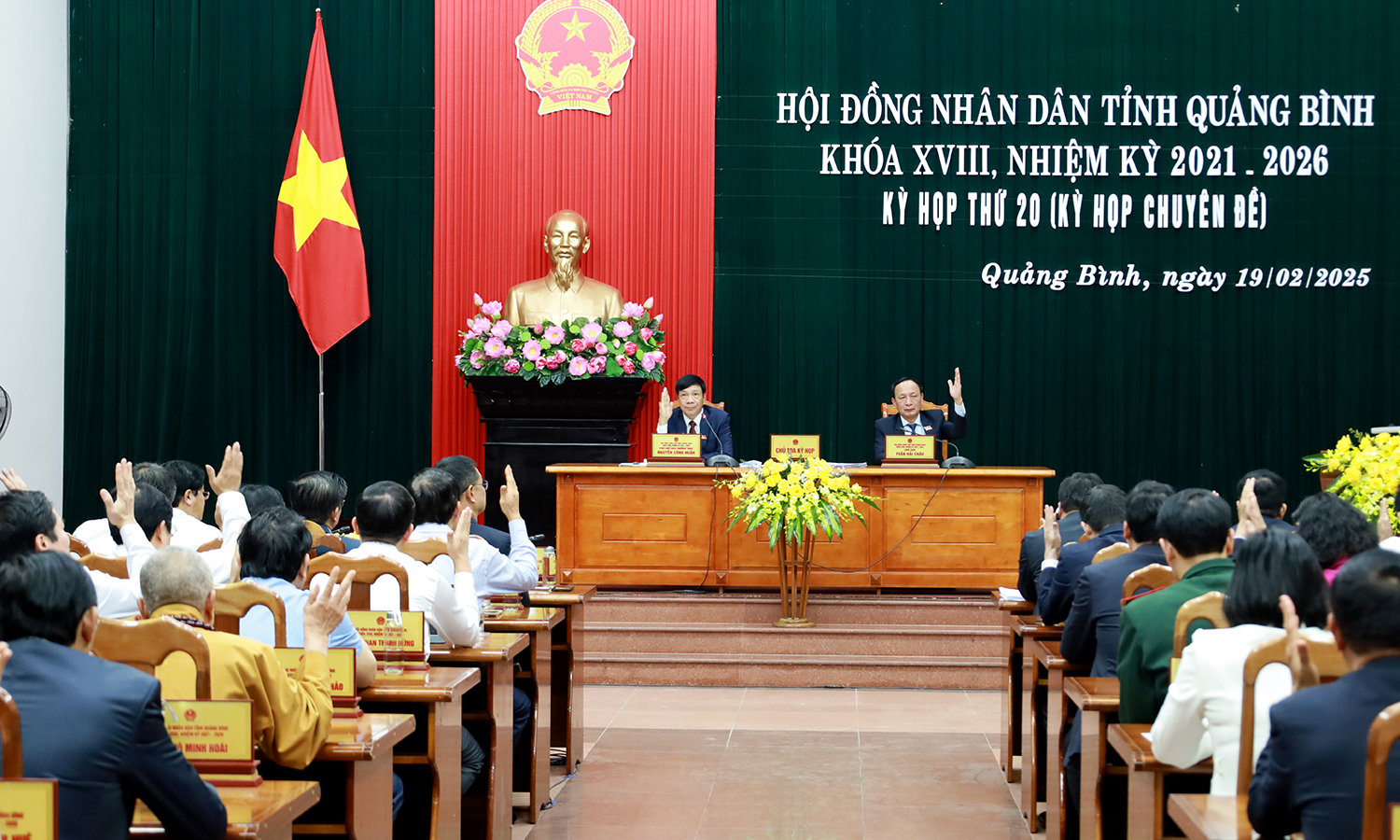 Kỳ họp thứ 20, HĐND tỉnh khóa XVIII: Thông qua các nghị quyết quan trọng