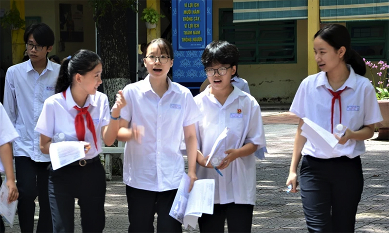 Từ ngày mai, 14/2, các trường học sẽ không được dạy thêm có thu tiền. (Ảnh: TTXVN)