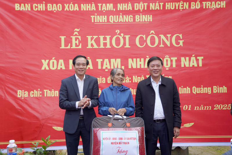 Huyện Bố Trạch phấn đấu hoàn thành xóa nhà tạm, nhà dột nát theo kế hoạch đề ra.
