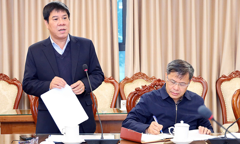 Cục trưởng Cục Quản lý chất lượng Huỳnh Văn Chương thông tin về kỳ thi tốt nghiệp THPT năm 2025.