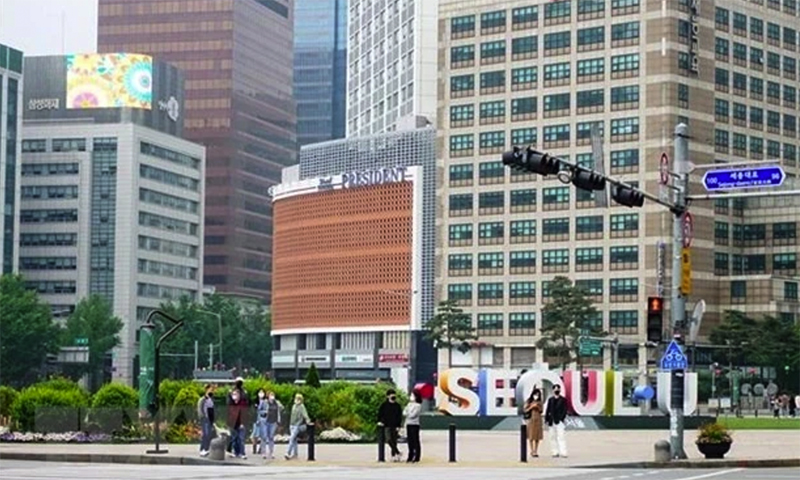 Thành phố Seoul, Hàn Quốc. Ảnh: THX/TTXVN