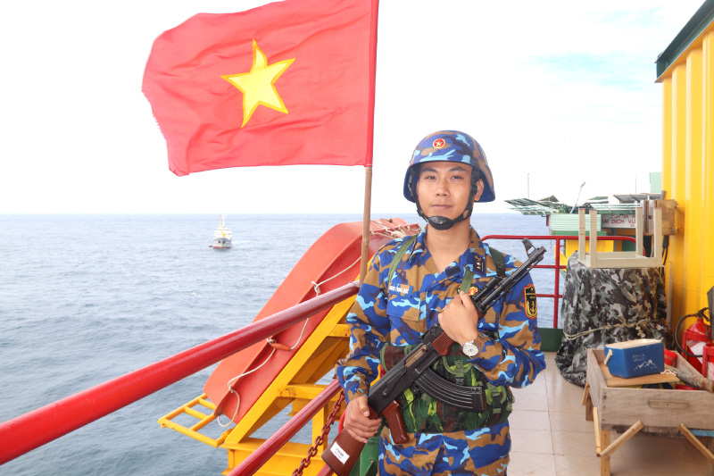 Những người lính giữ biển trên thềm lục địa phía Nam của Tổ quốc.