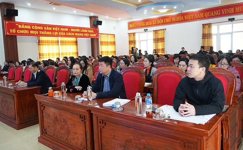 Các đại biểu tham gia lớp tập huấn.