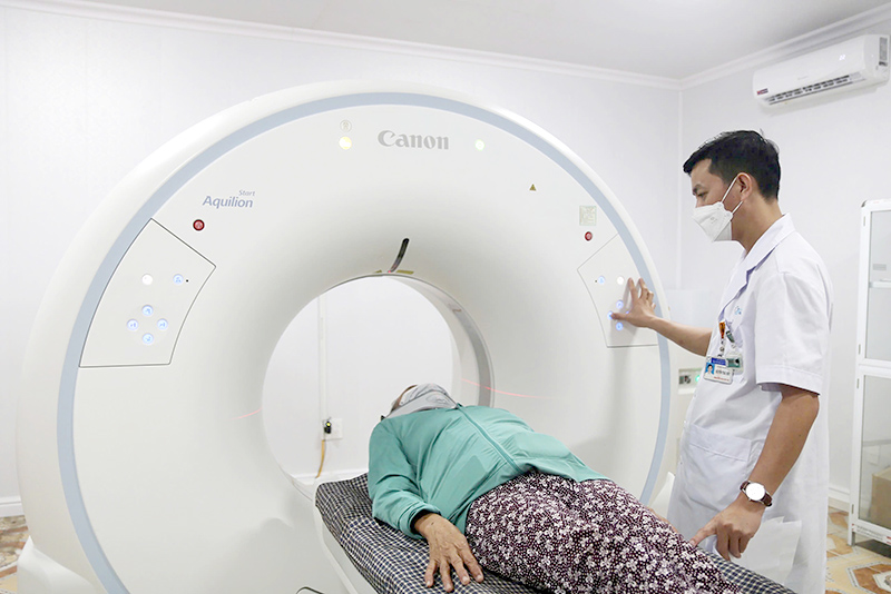 Bệnh viện ĐKKV Bắc Quảng Bình ứng dụng nhiều tiến bộ khoa học kỹ thuật vào công tác khám, chữa bệnh.
