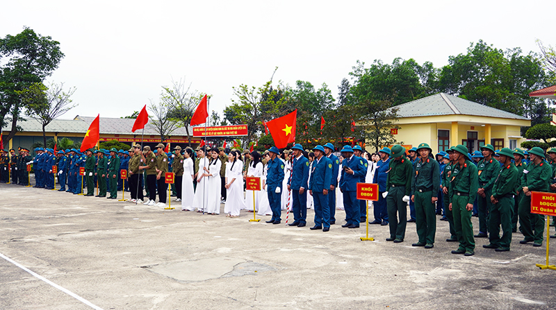 Quang cảnh buổi lễ.