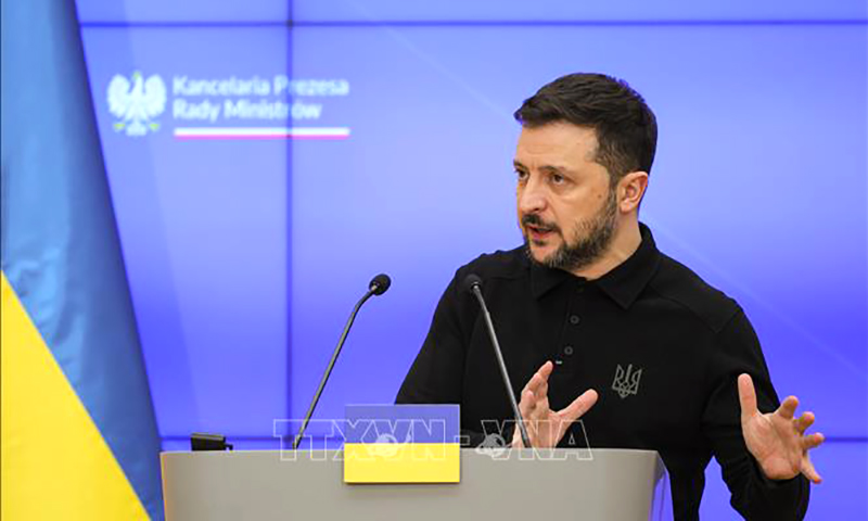  Tổng thống Ukraine Volodymyr Zelensky. Ảnh tư liệu: PAP/TTXVN