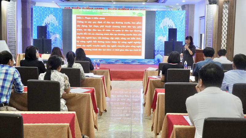Công tác phổ biến, giáo dục pháp luật cho các cơ sở giáo dục nghề nghiệp luôn được chú trọng.