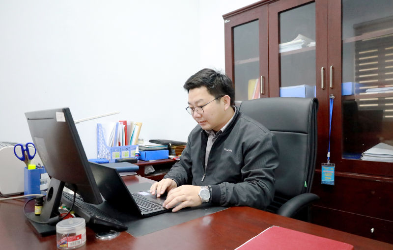 Phó trưởng Ban Tuyên giáo và Dân vận Huyện ủy Minh Hóa Đặng Quang Huy.