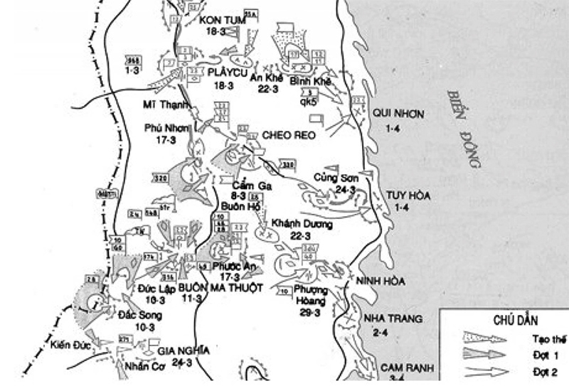Nghệ thuật nghi binh trong chiến dịch Tây Nguyên. (Ảnh: Internet)