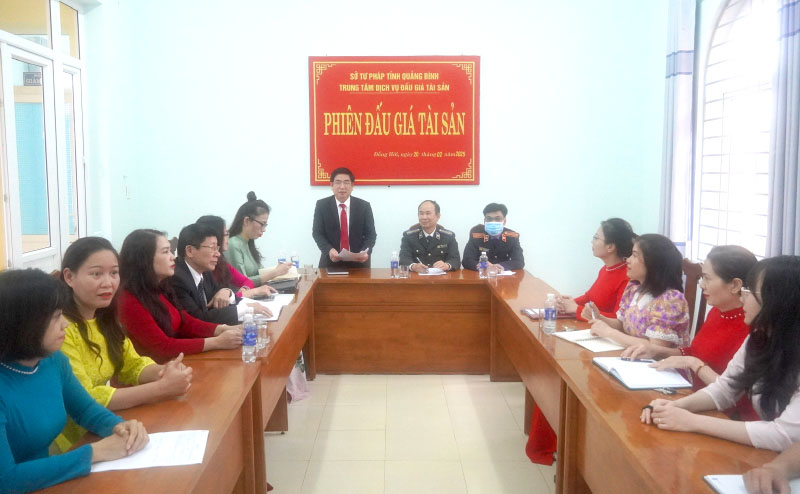 Trung tâm dịch vụ đấu giá tài sản luôn chuẩn bị kỹ lưỡng các nội dung trong thực hiện nhiệm vụ.