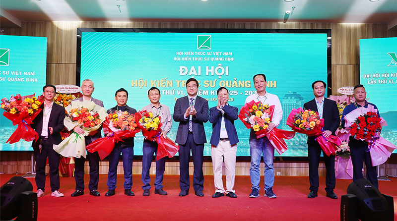 Ra mắt Ban Chấp hành Hội Kiến trúc sư Quảng Bình nhiệm kỳ 2025-2030