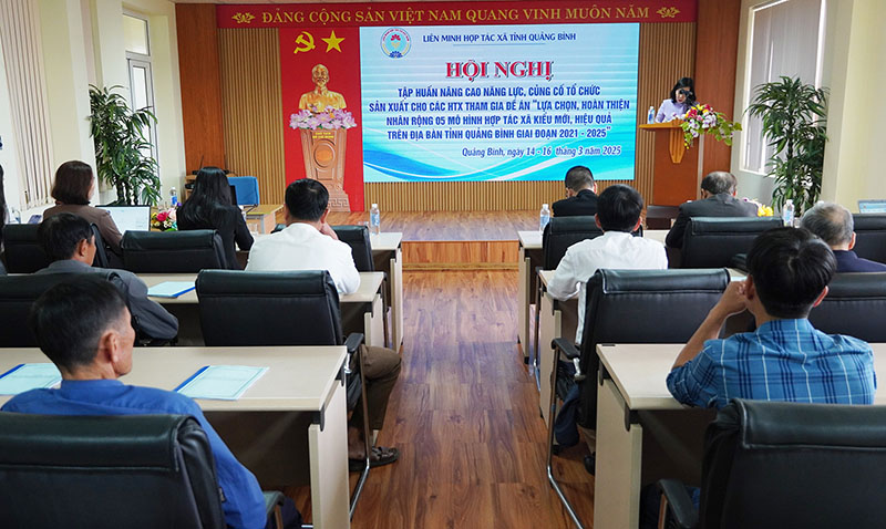 Quang cảnh lớp tập huấn